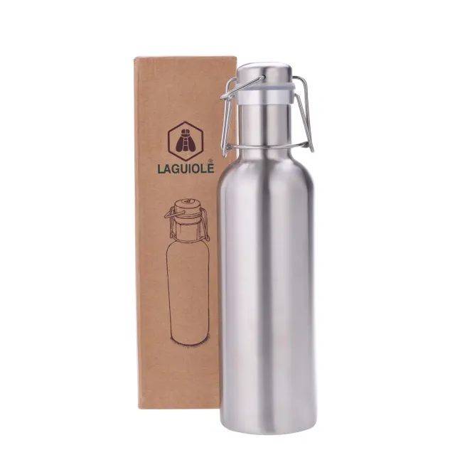 Laguiole 40268890 borraccia 800 ml acciaio argento