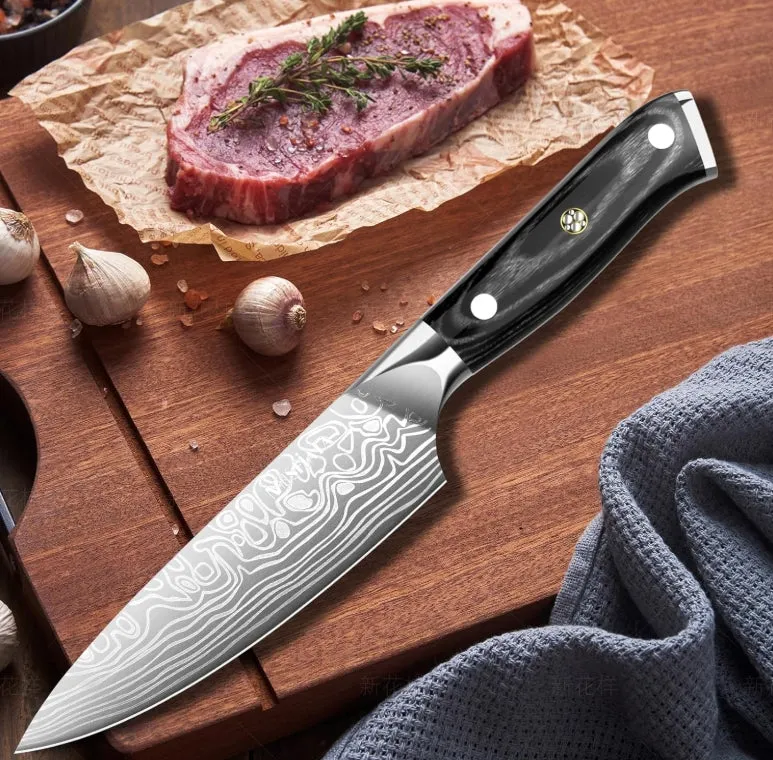 MOSFiATA Coltello Chef 15cm EN1.4116 Micarta Affilato