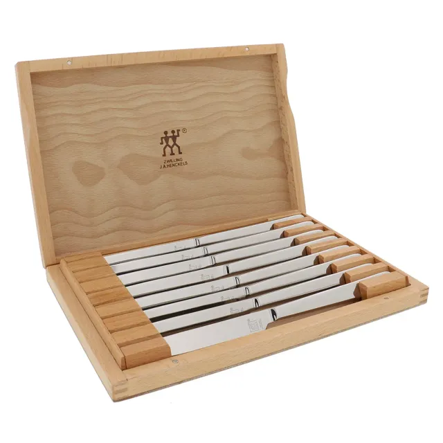 Zwilling set 8 coltelli bistecca 10,2 cm seghettati