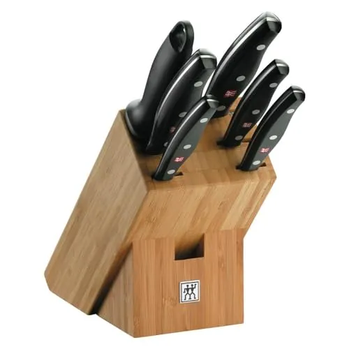 Zwilling Twin Pollux ceppo coltelli 7 pezzi bambù forgiati