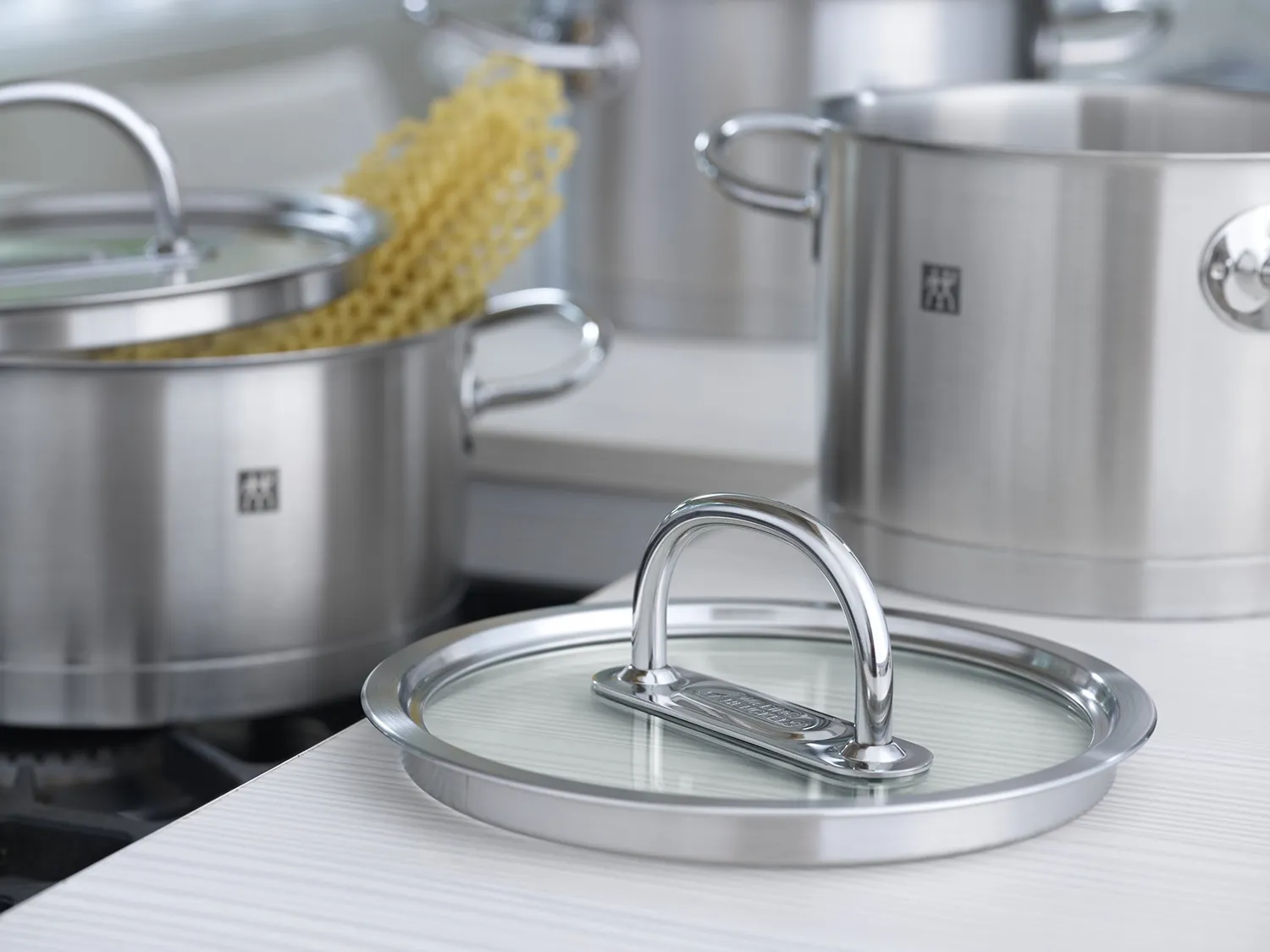 Zwilling Prime set pentole 4 pezzi acciaio inox induzione