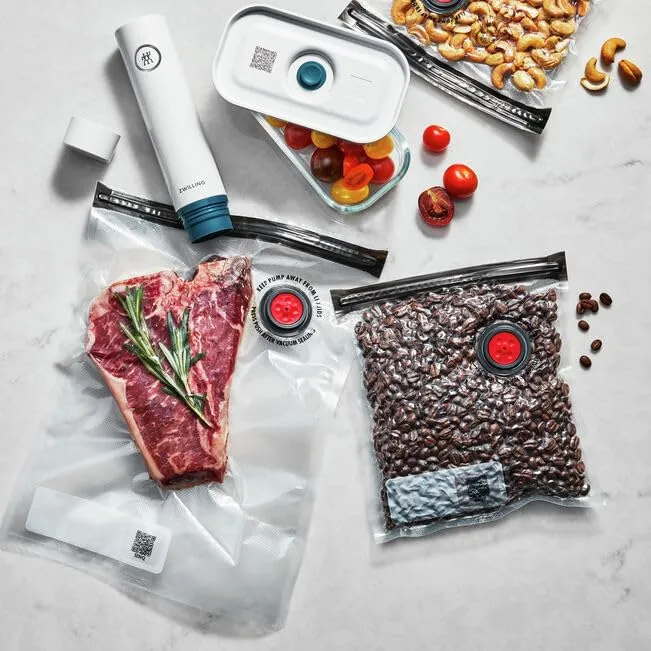 Zwilling Fresh & Save La Mer set sottovuoto 16 pezzi vetro bianco