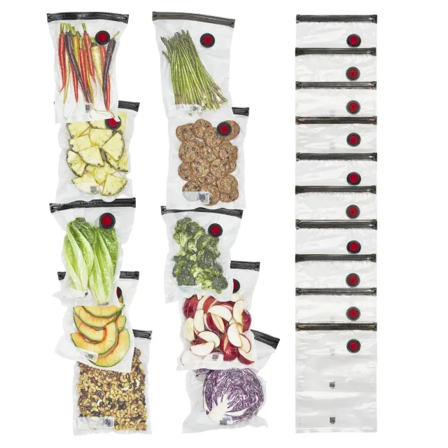 Zwilling Fresh & Save Sacchetti Sottovuoto M 20 Pezzi Riutilizzabili