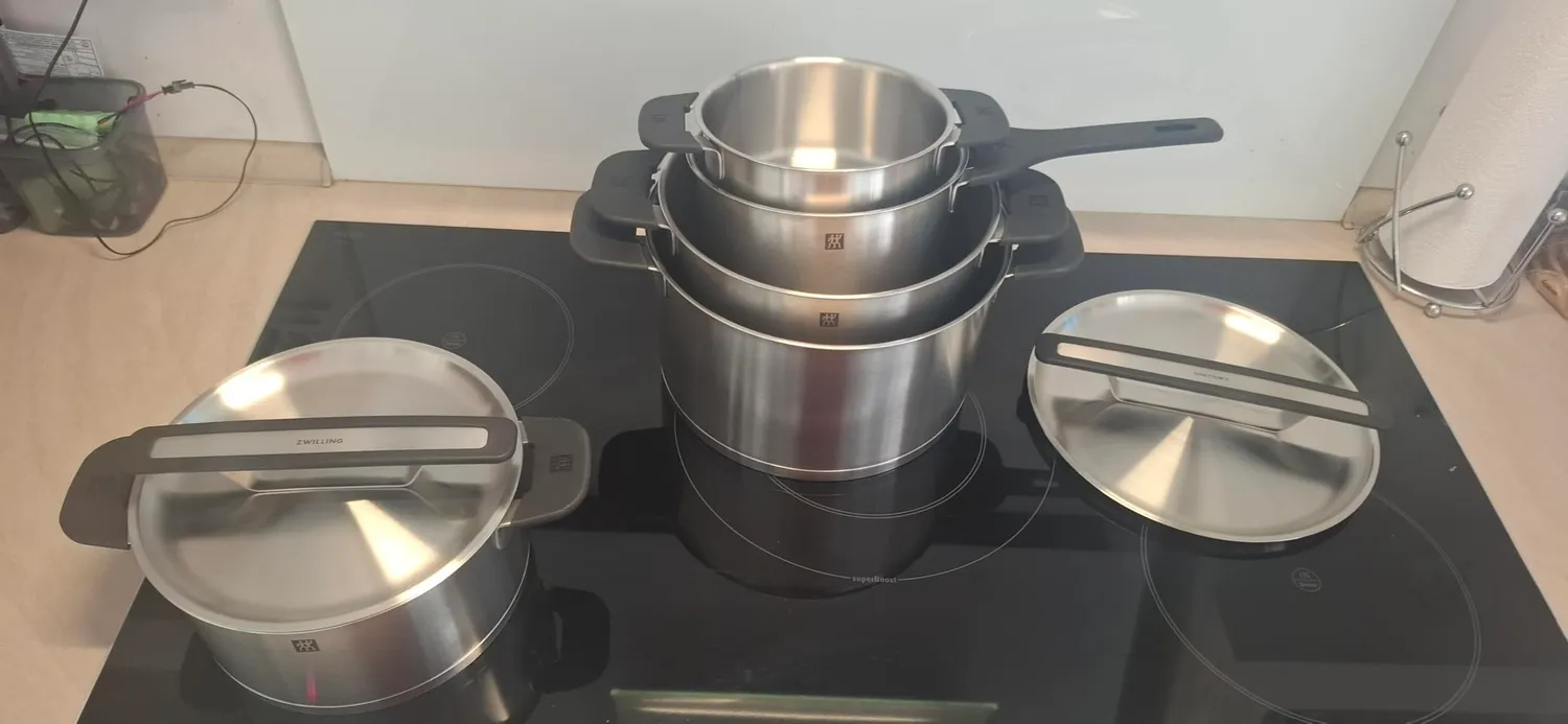 Zwilling More set pentole induzione 5 pezzi nero