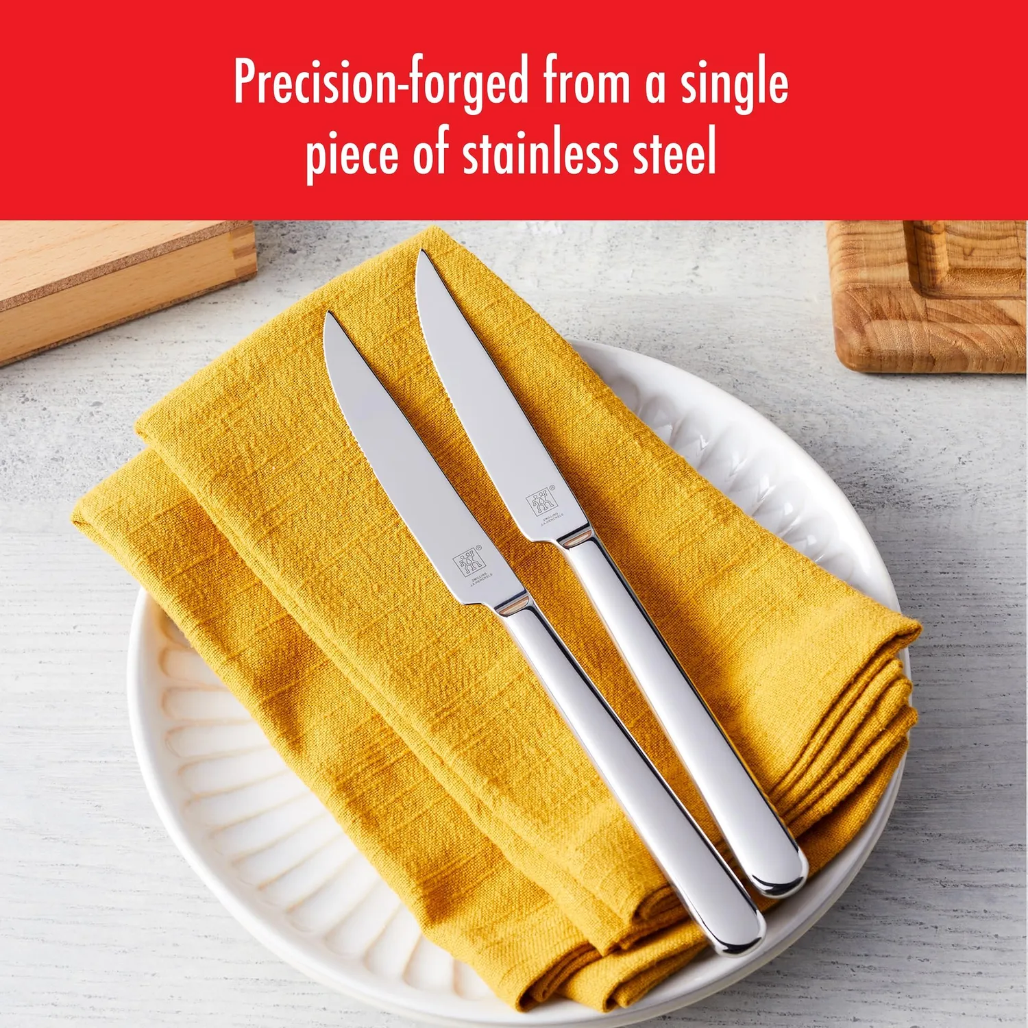 Zwilling set 8 coltelli bistecca 10,2 cm seghettati