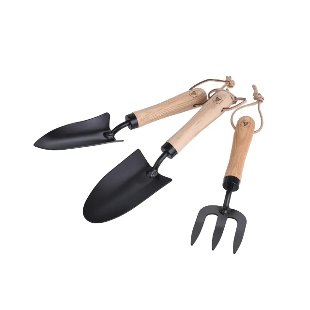 Laguiole Set 3 Attrezzi Giardinaggio con Tubo Frassino