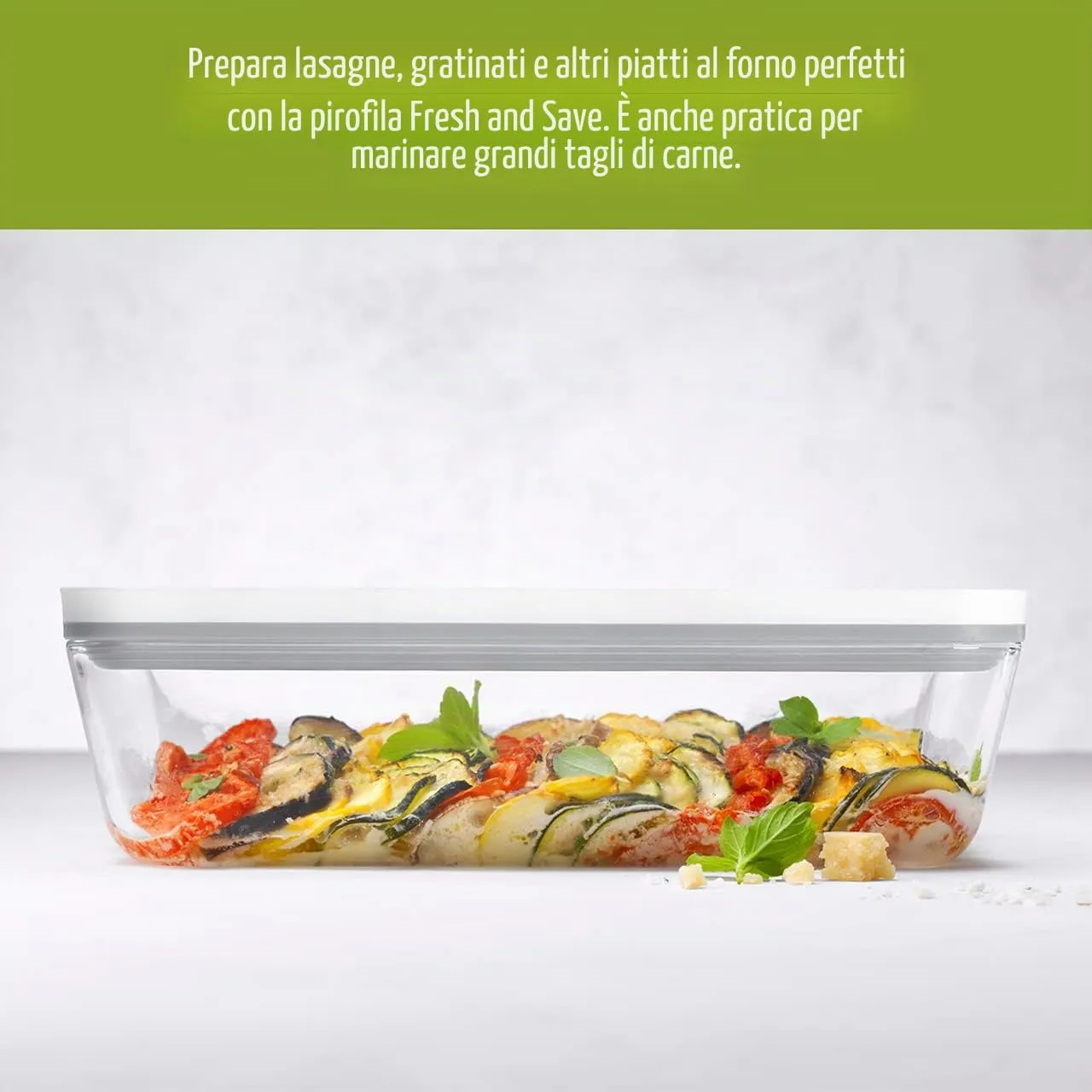 Zwilling Fresh & Save Contenitore Sottovuoto Grande Lasagne Pizza