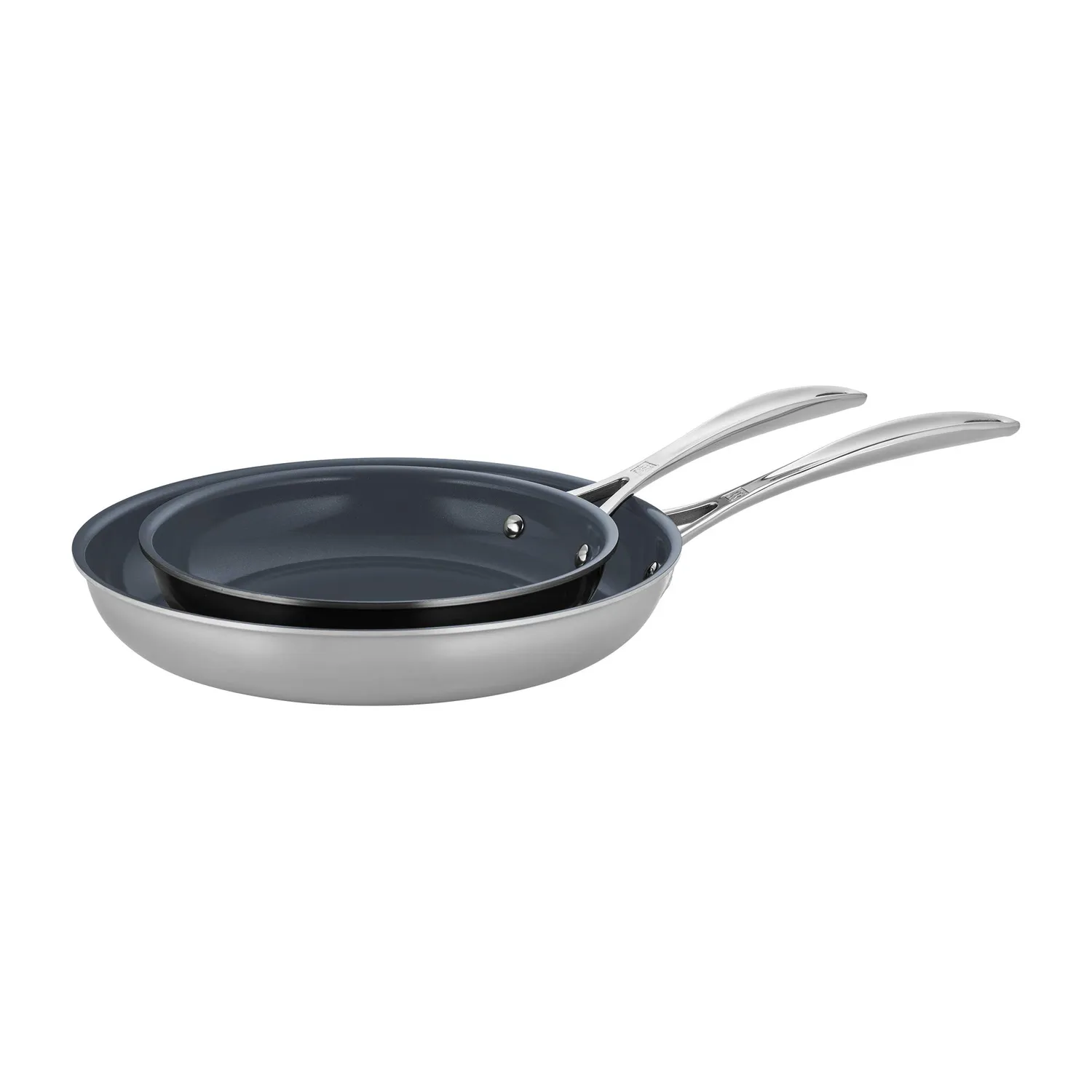 Zwilling Clad CFX set 2 padelle ceramica inox