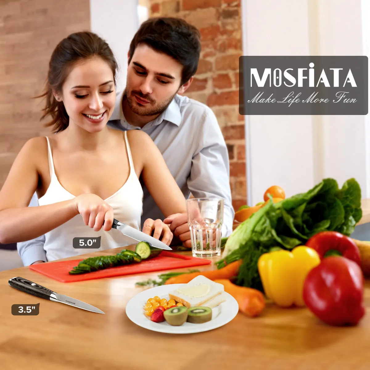 MOSFiATA Set Chef 5" e Spelucchino 3,5" con Fodero