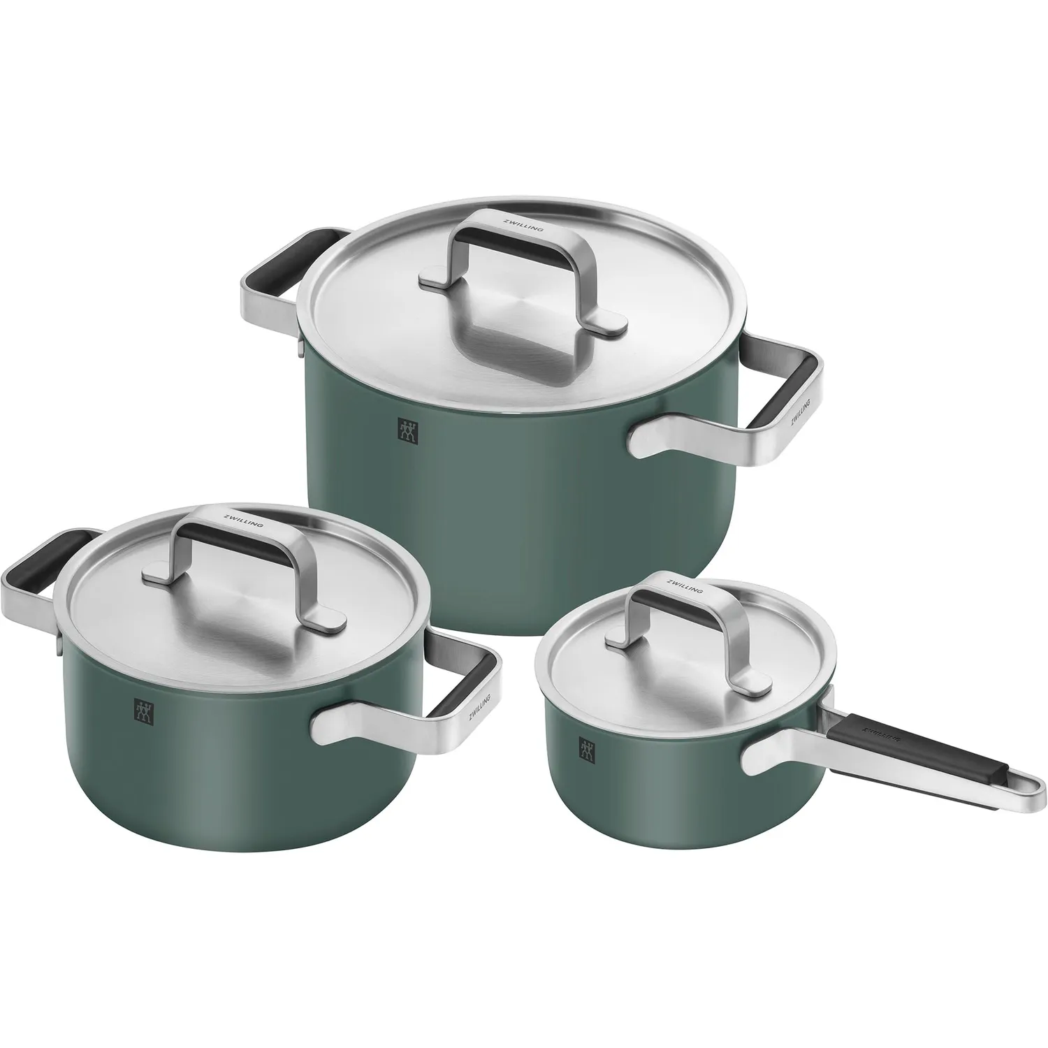 Zwilling Pure set pentole 6 pezzi acciaio rosa induzione