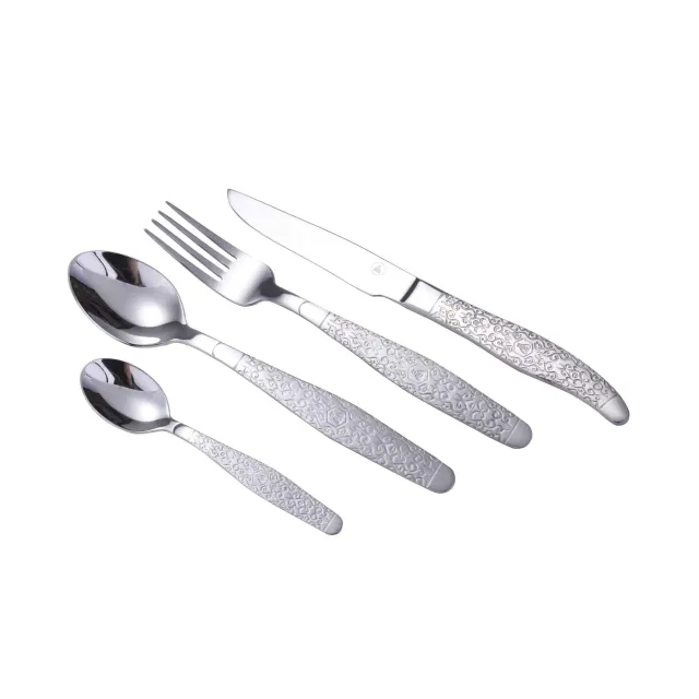 Laguiole en Aubrac set posate 24 pezzi veneziano acciaio