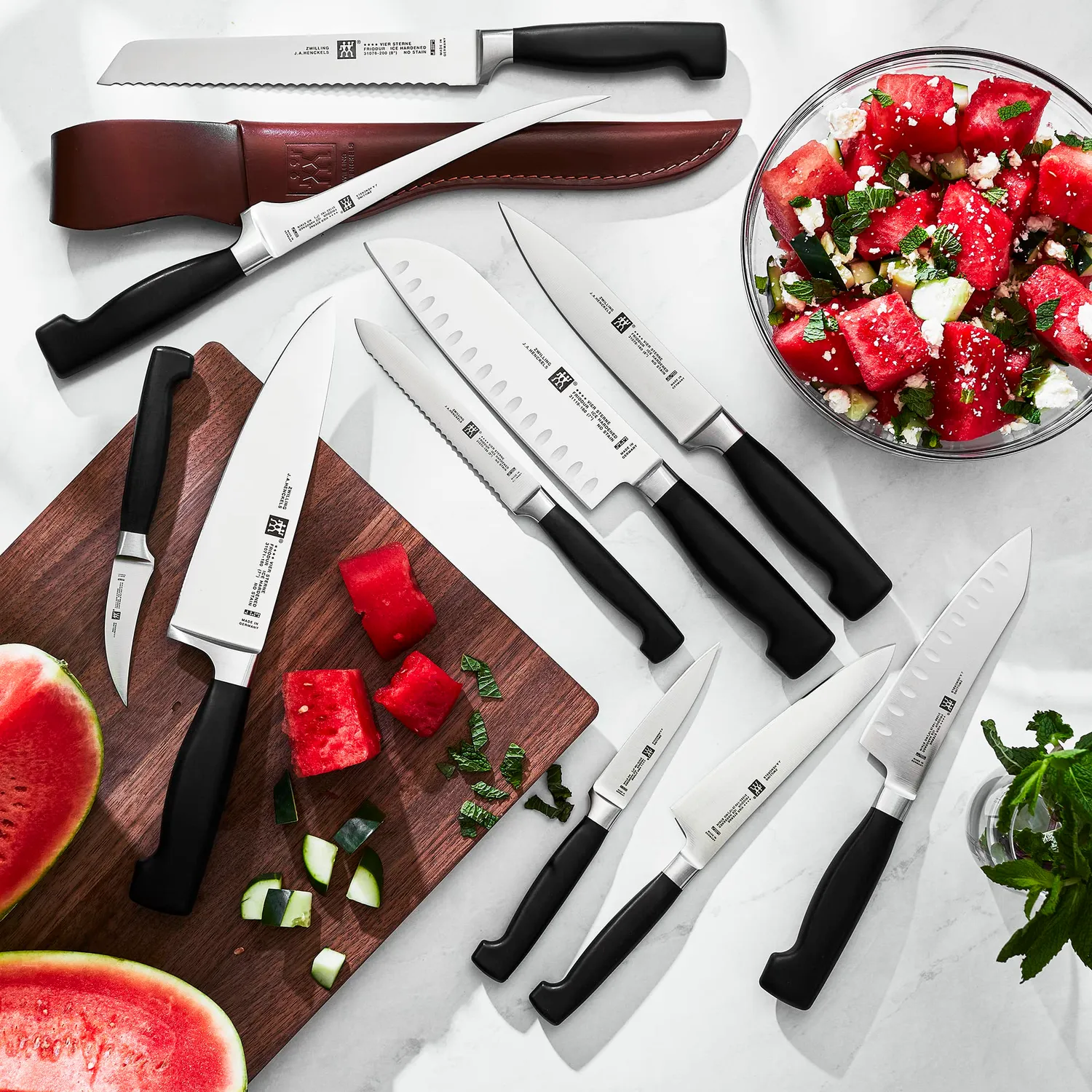 Zwilling Twin Four Star coltello prosciutto 26 cm forgiato