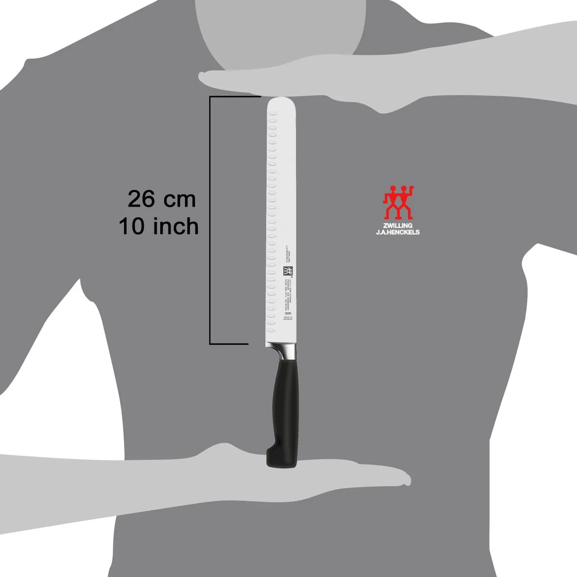 Zwilling Twin Four Star Coltello Prosciutto 26 cm Alveolato