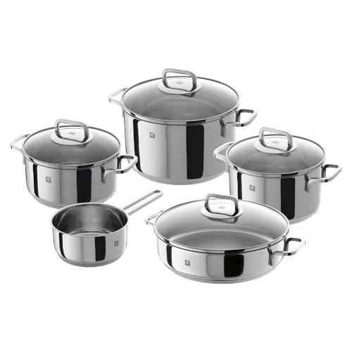 Zwilling Quadro batteria cucina 5 pezzi inox induzione