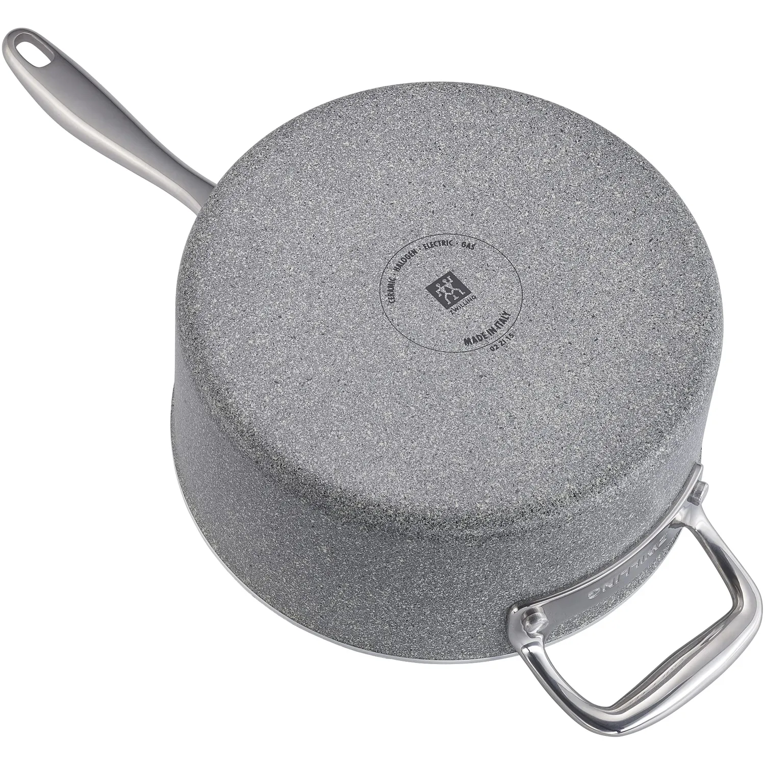 Zwilling Vitale casseruola antiaderente con coperchio grigio