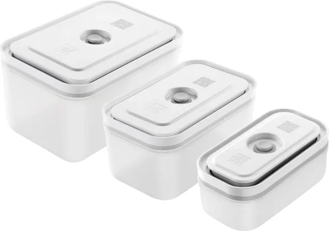 Zwilling Fresh & Save Contenitori Sottovuoto S M L 3 Pezzi