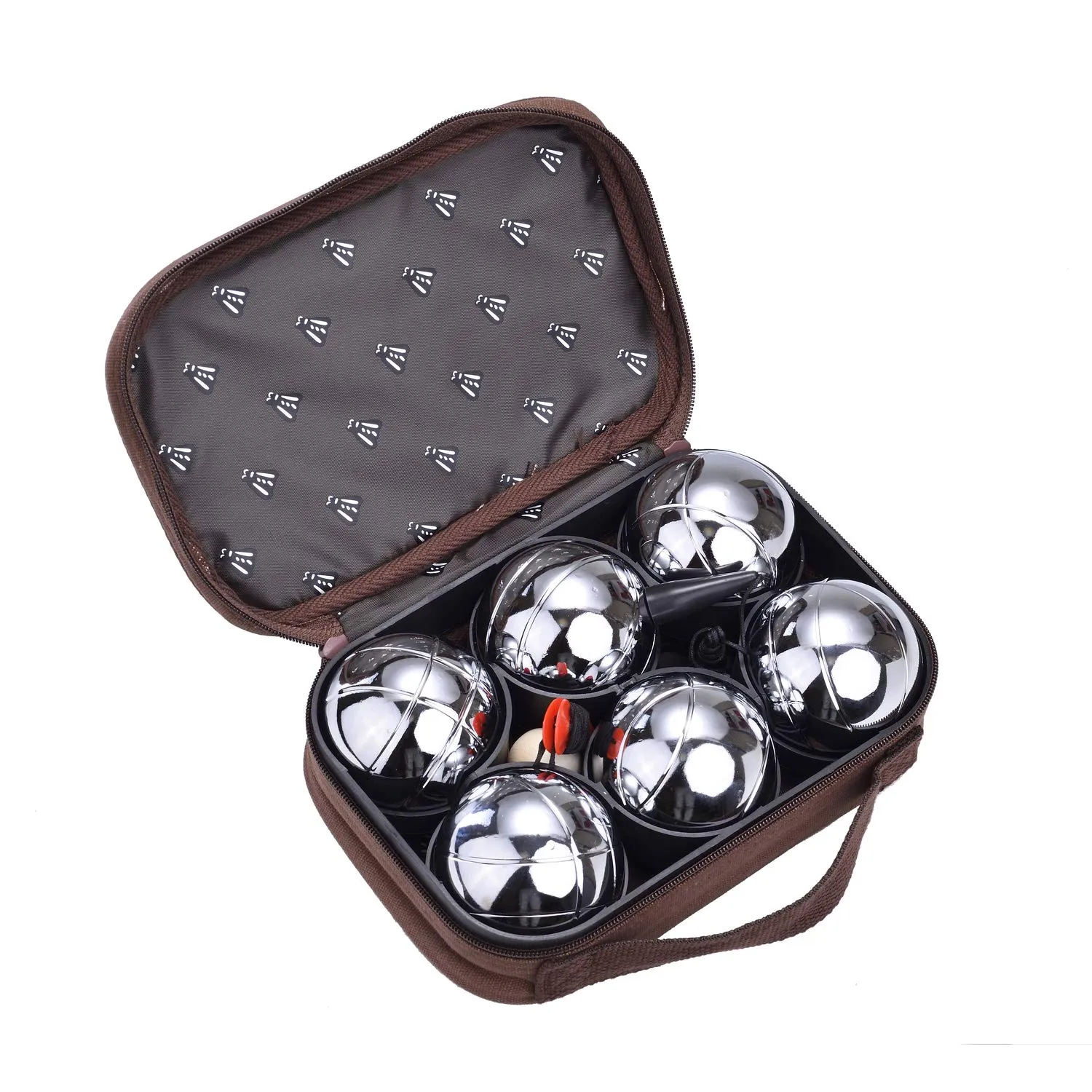 Laguiole en Aubrac set bocce 6 palline metallo con borsa