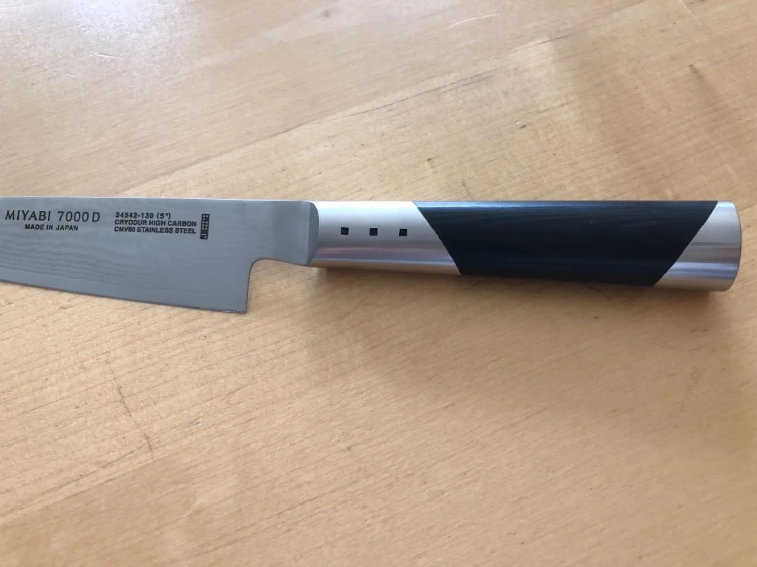 Miyabi 7000D Shotoh spelucchino 13 cm damasco