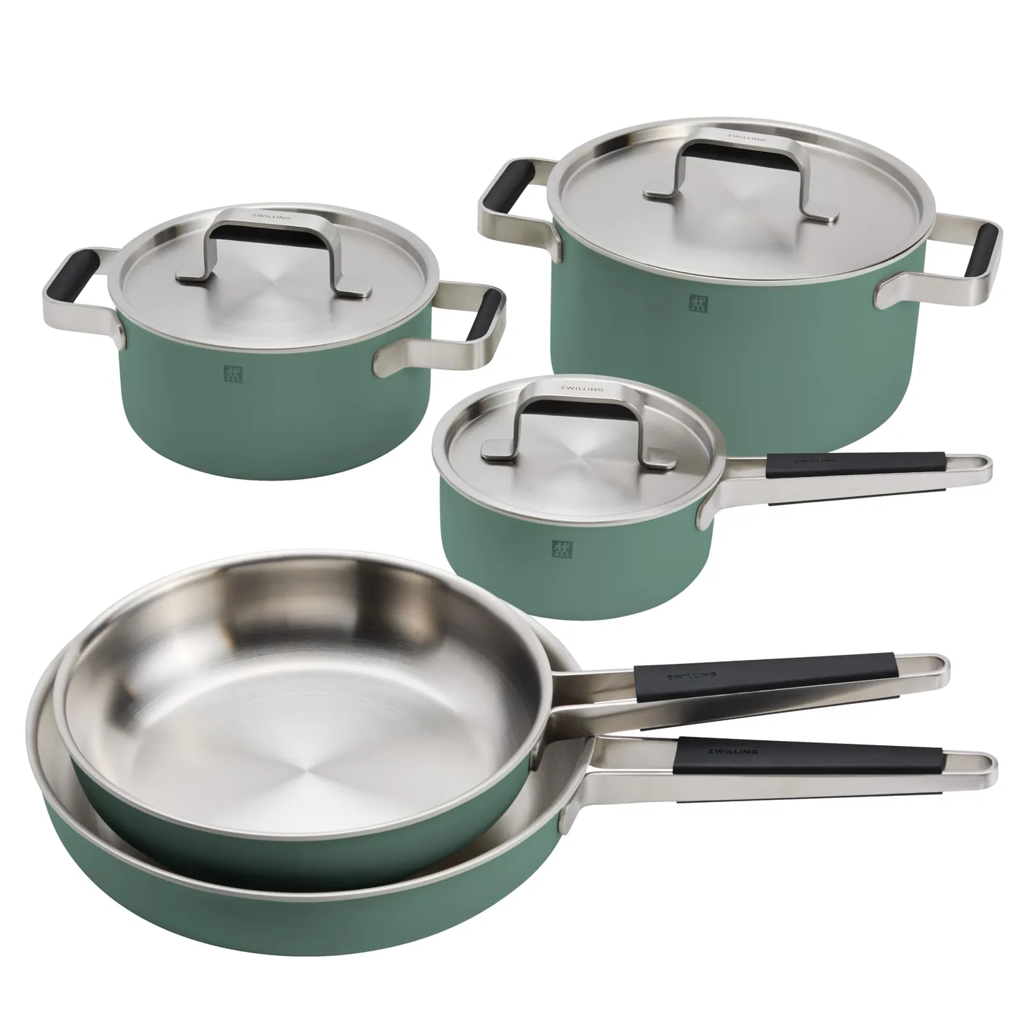 Zwilling Pure set pentole 6 pezzi avorio acciaio triplo strato
