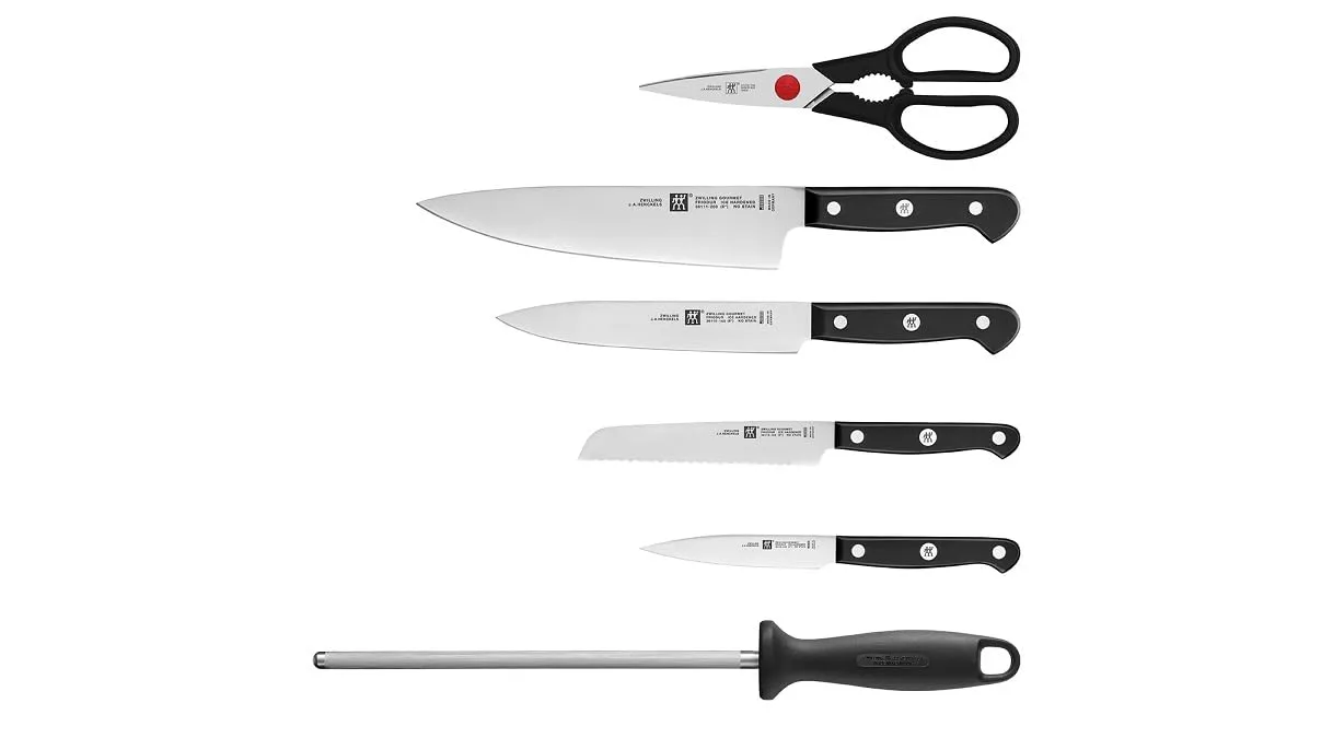 Zwilling Gourmet set coltelli ceppo 7 pezzi inox