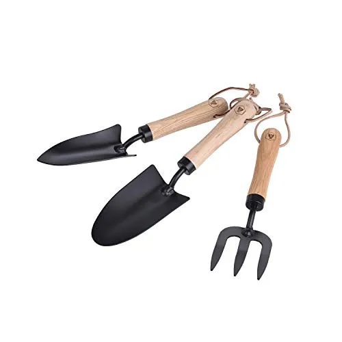 Laguiole Set 3 Attrezzi Giardinaggio con Tubo Frassino