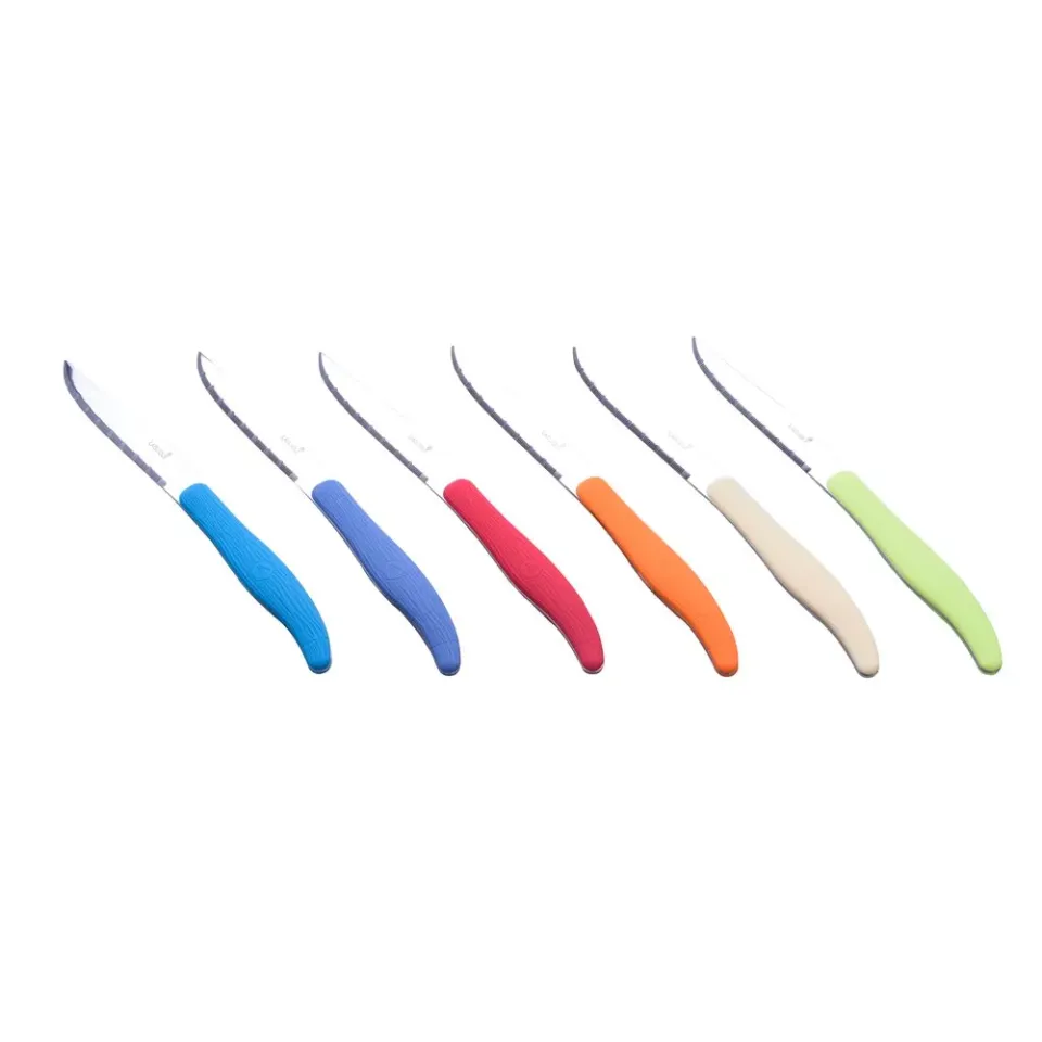 Laguiole en Aubrac Set 6 Coltelli Tavola Manico ABS
