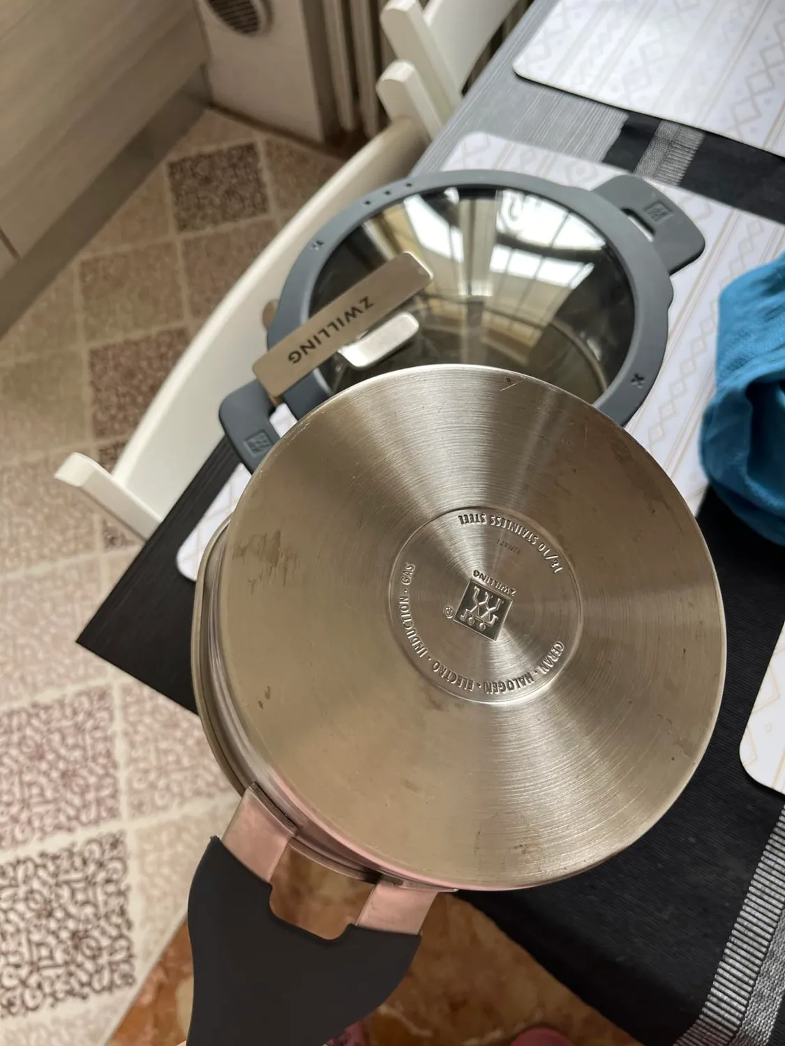Zwilling Simplify batteria pentole 5 pezzi argento induzione