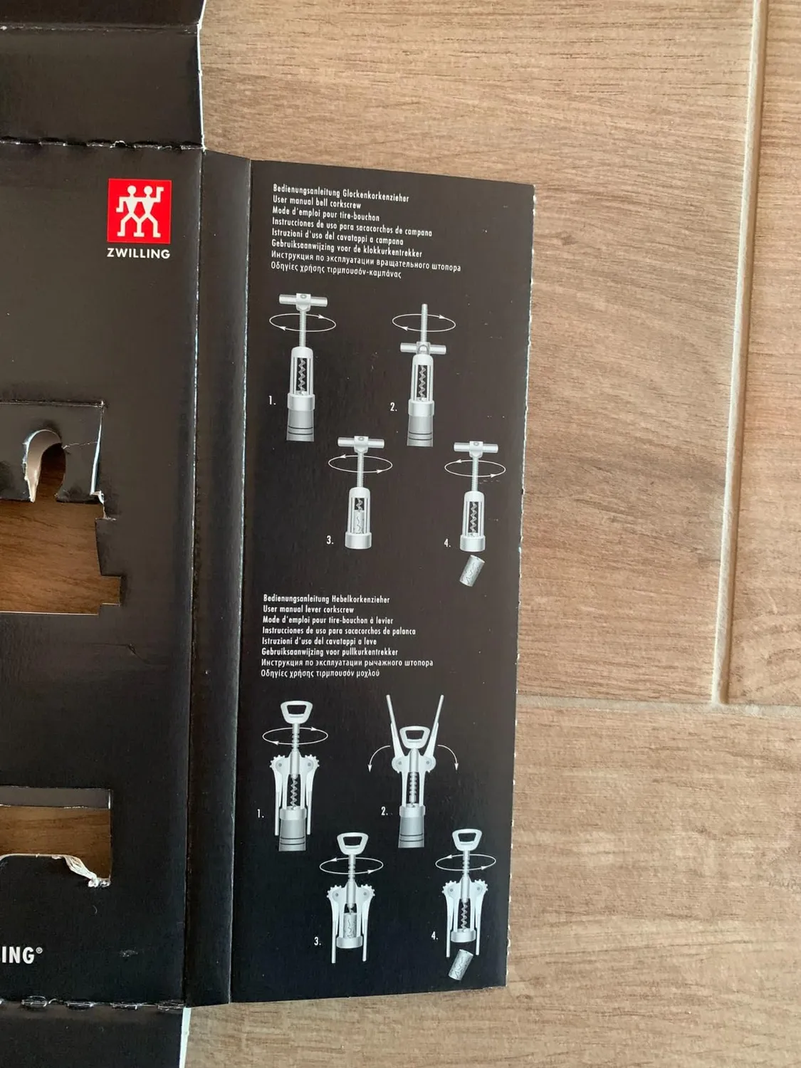 Zwilling 39619-000-0 cavatappi doppia leva nichelato
