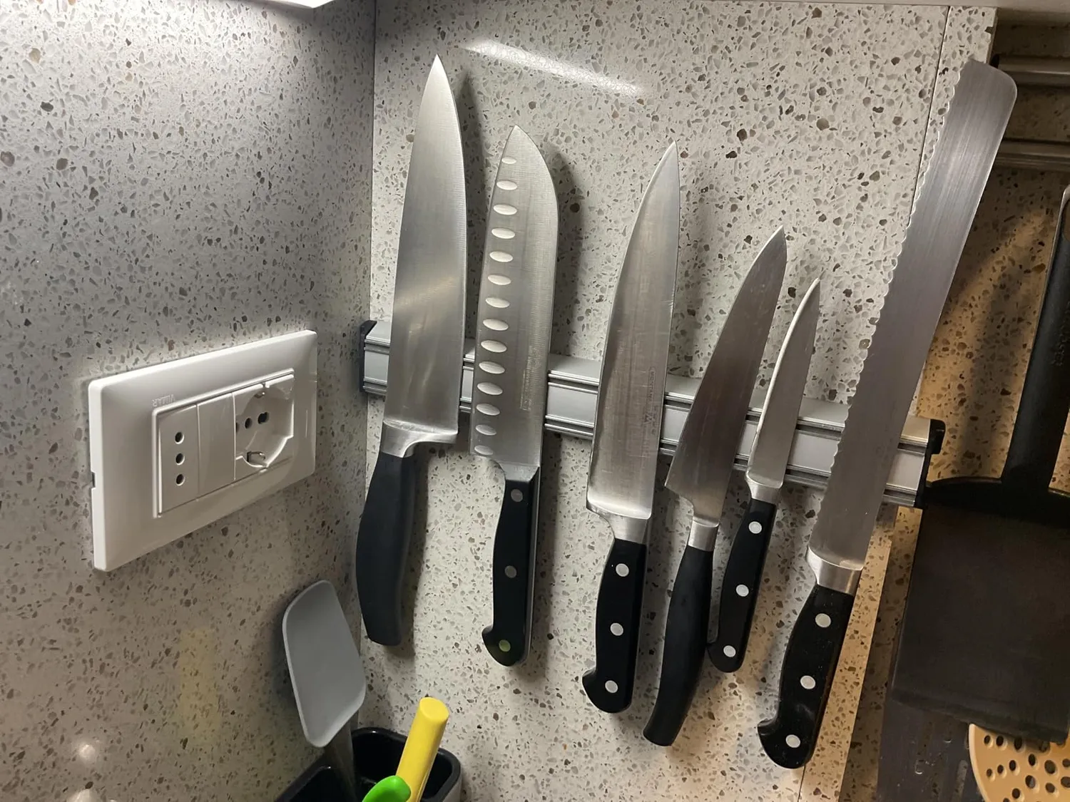 Zwilling barra magnetica coltelli 30 cm alluminio grigia