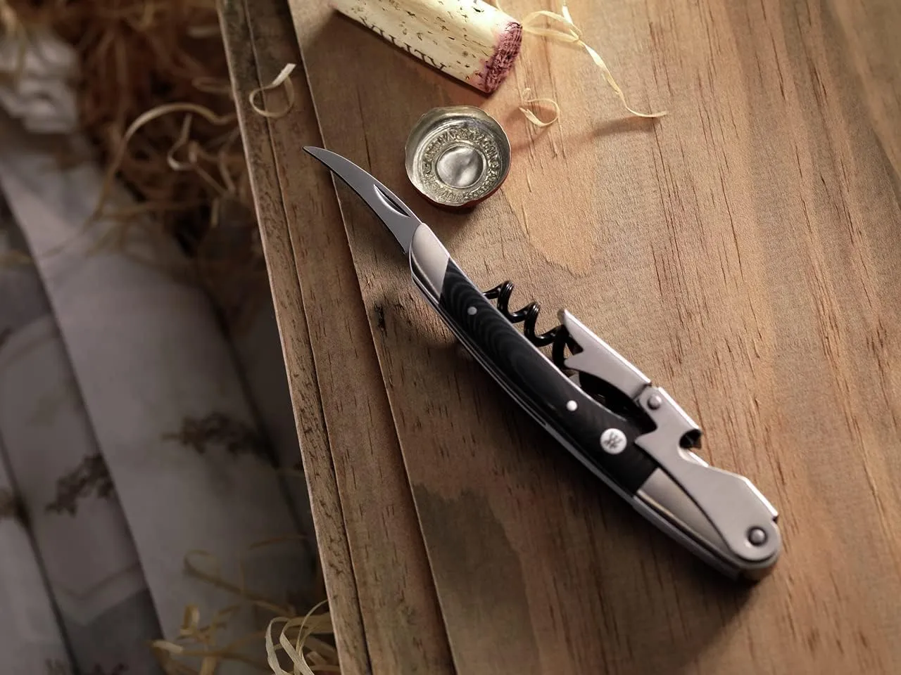 Zwilling Sommelier cavatappi cameriere micarta