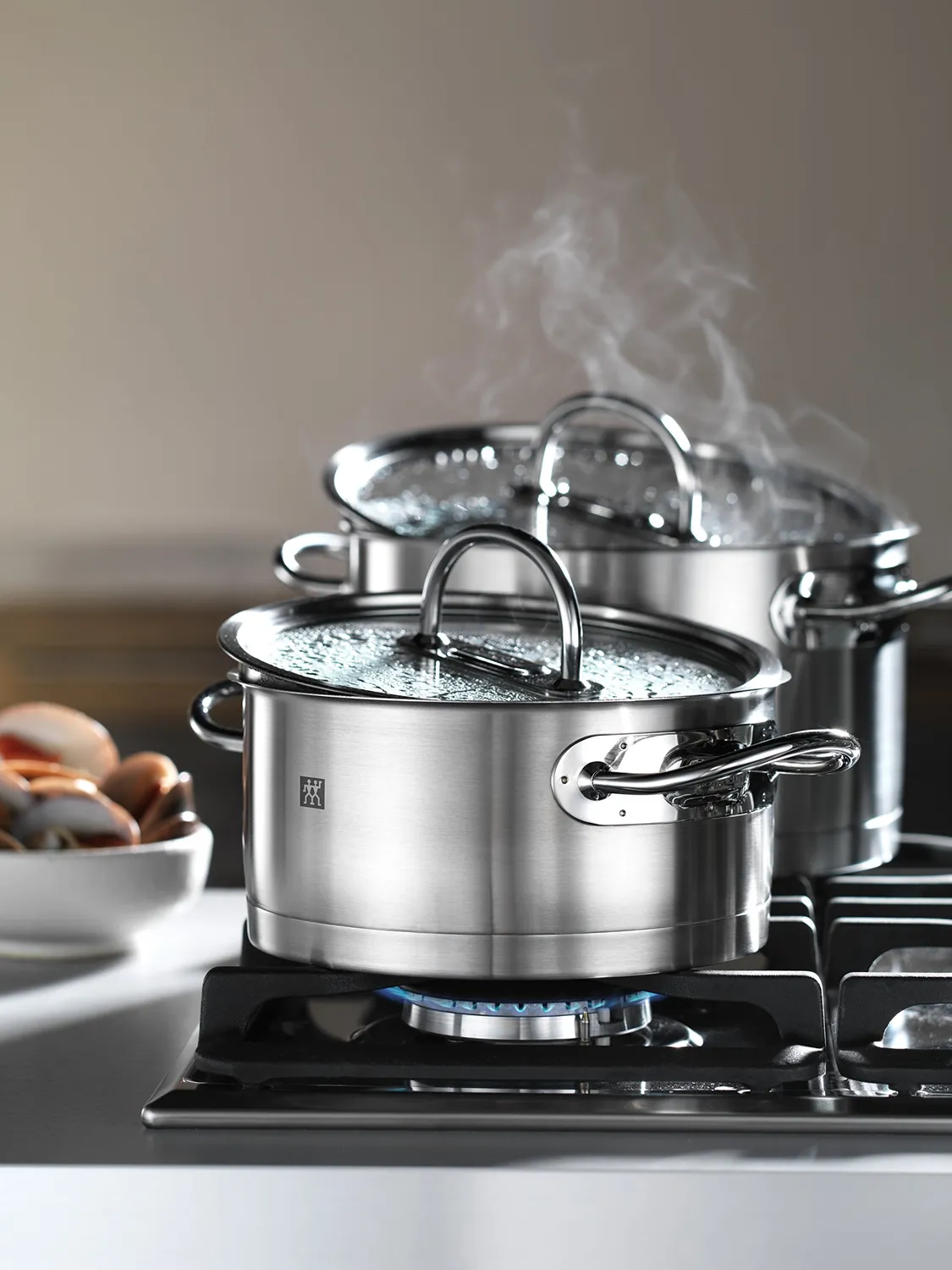 Zwilling Prime set pentole 4 pezzi acciaio inox induzione