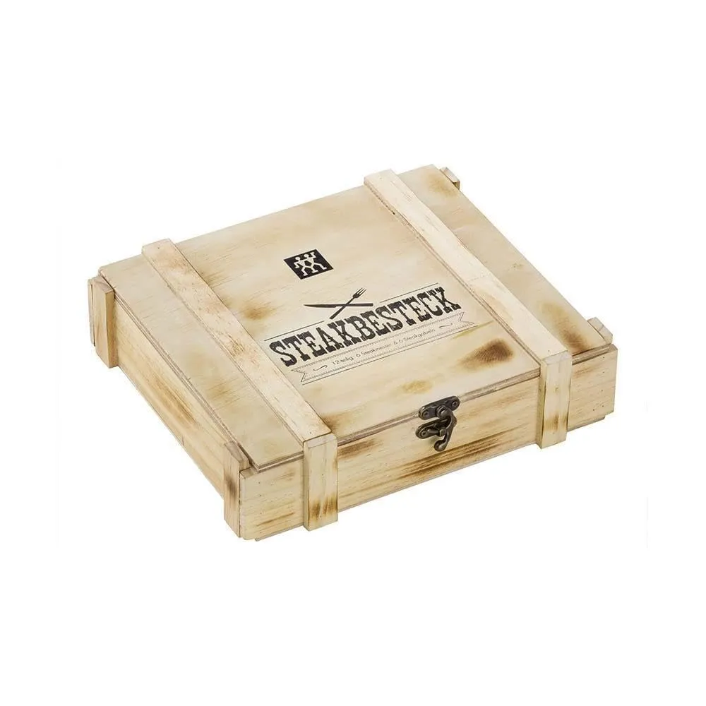 Zwilling set posate bistecca 12 pezzi 6 persone acciaio inox