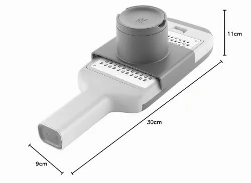 Zwilling Z-Cut Grattugia 7 in 1 Acciaio Inox 4 Inserti