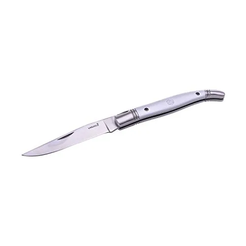 Laguiole en Aubrac coltello pieghevole acciaio 12 cm grigio