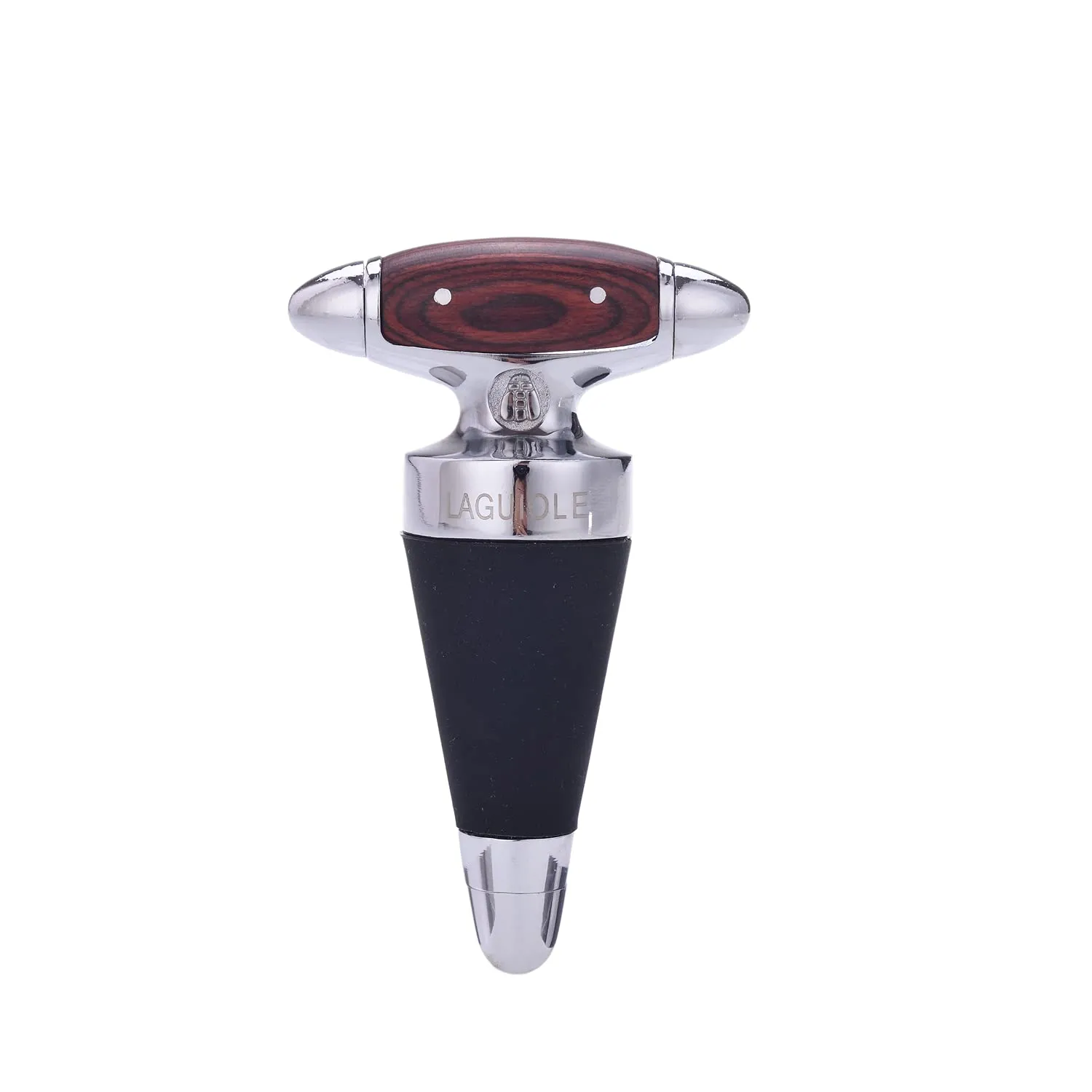 Laguiole en Aubrac Set 3 Accessori Vino Sommelier Marrone