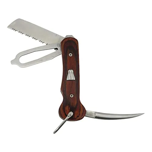 Laguiole en Aubrac Marinaio coltello pieghevole legno pakka marrone