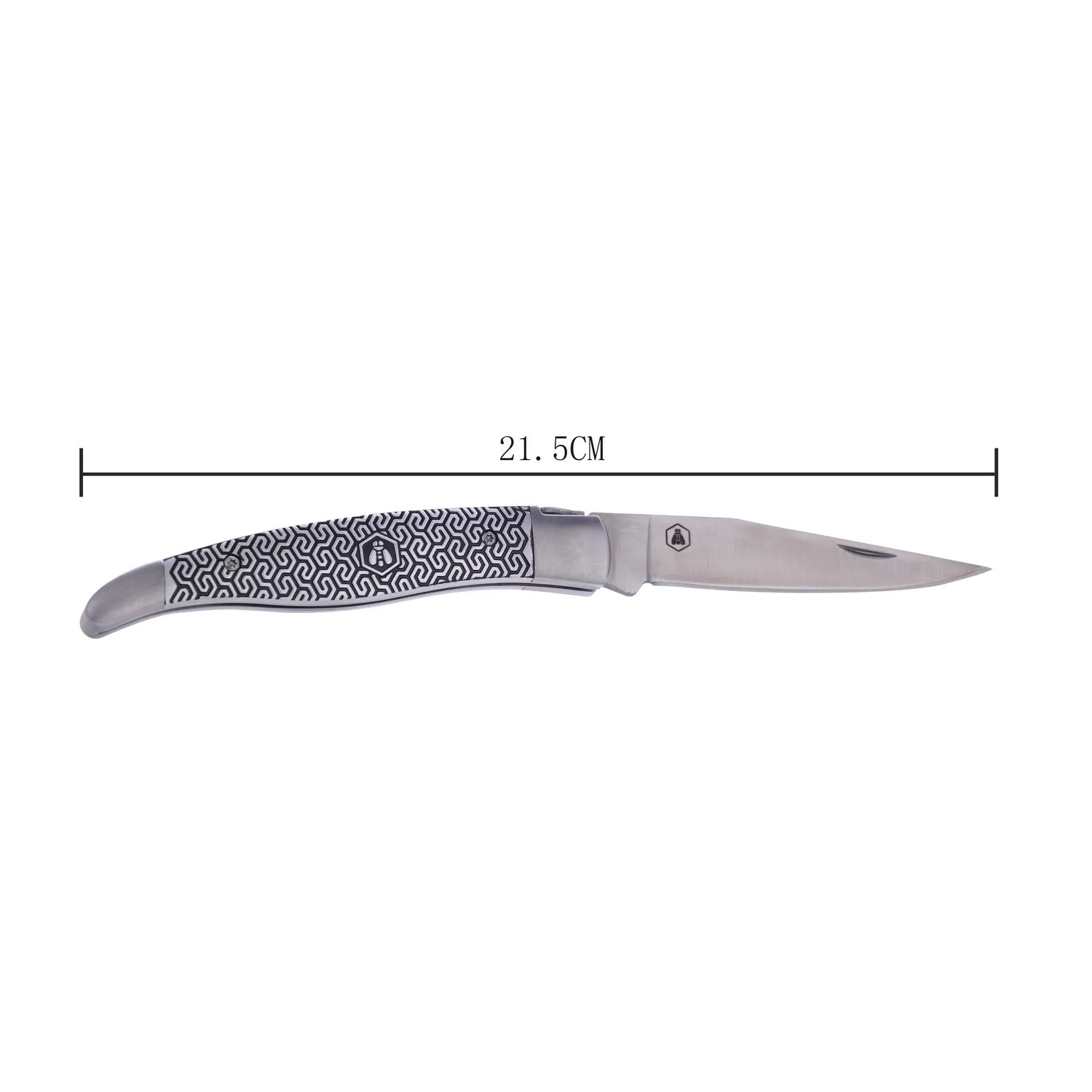 Laguiole en Aubrac Coltello Pieghevole 21 cm Nero
