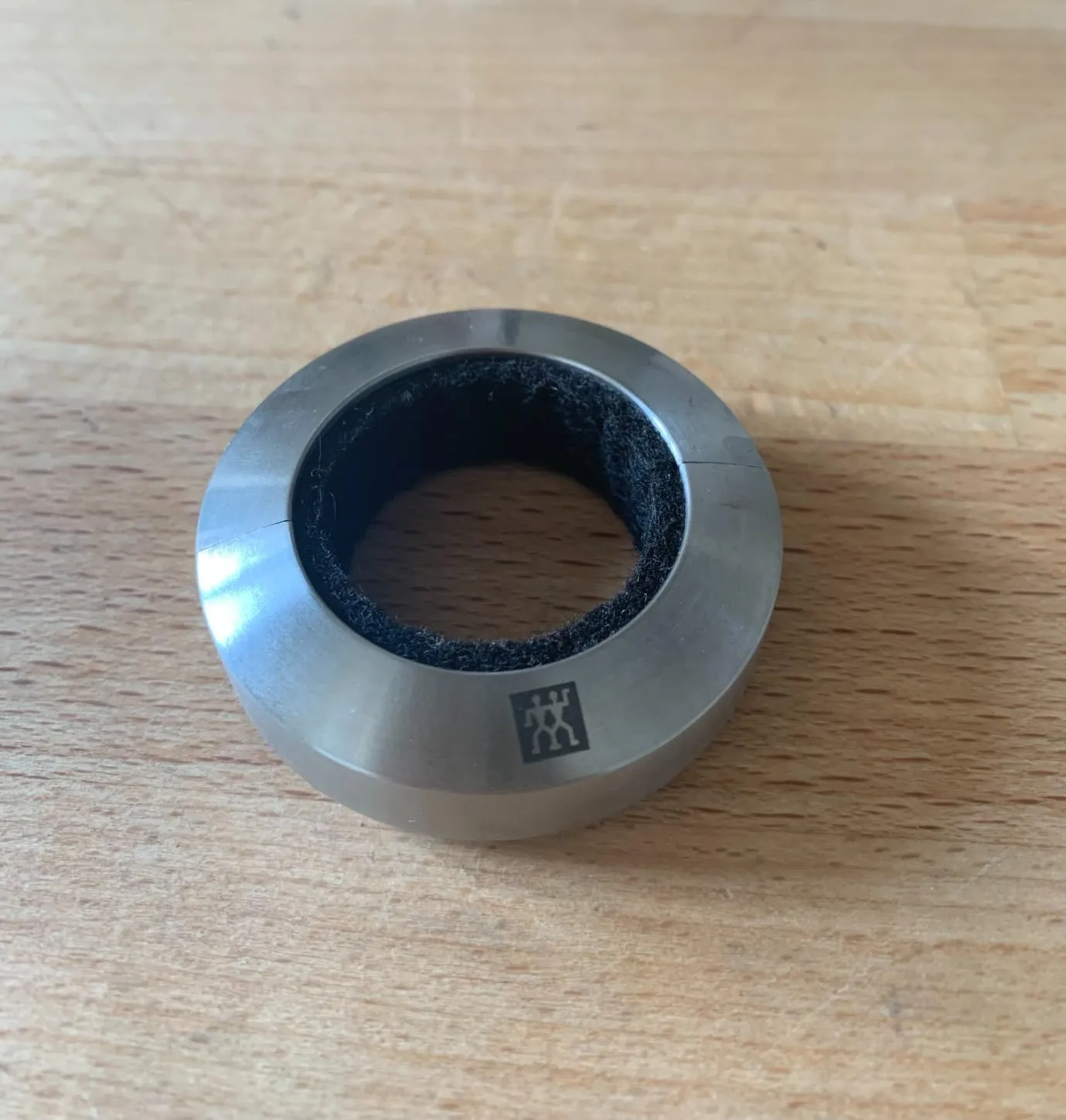 Zwilling Sommelier Anello Salvagoccia Acciaio Inox Feltro