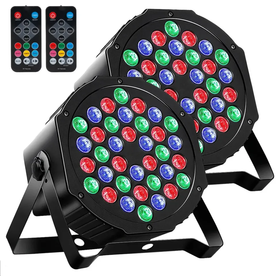 MOSFiATA fari par led RGB 2 pezzi DMX festa