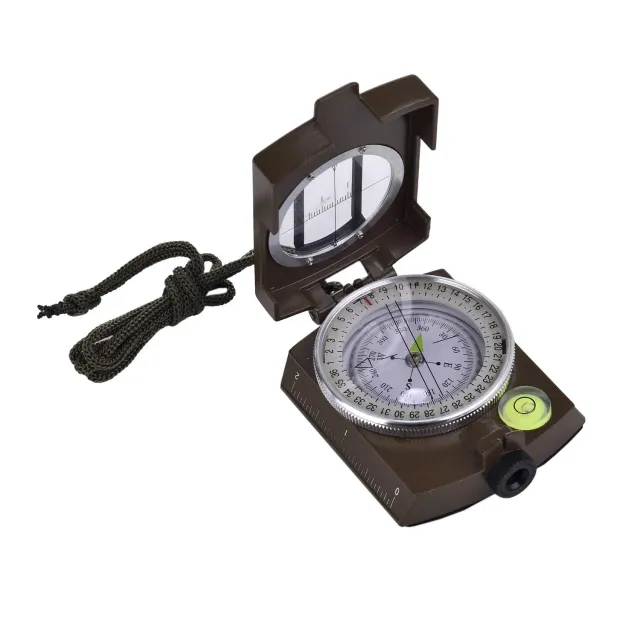 Laguiole bussola professionale metallo custodia nylon 360°