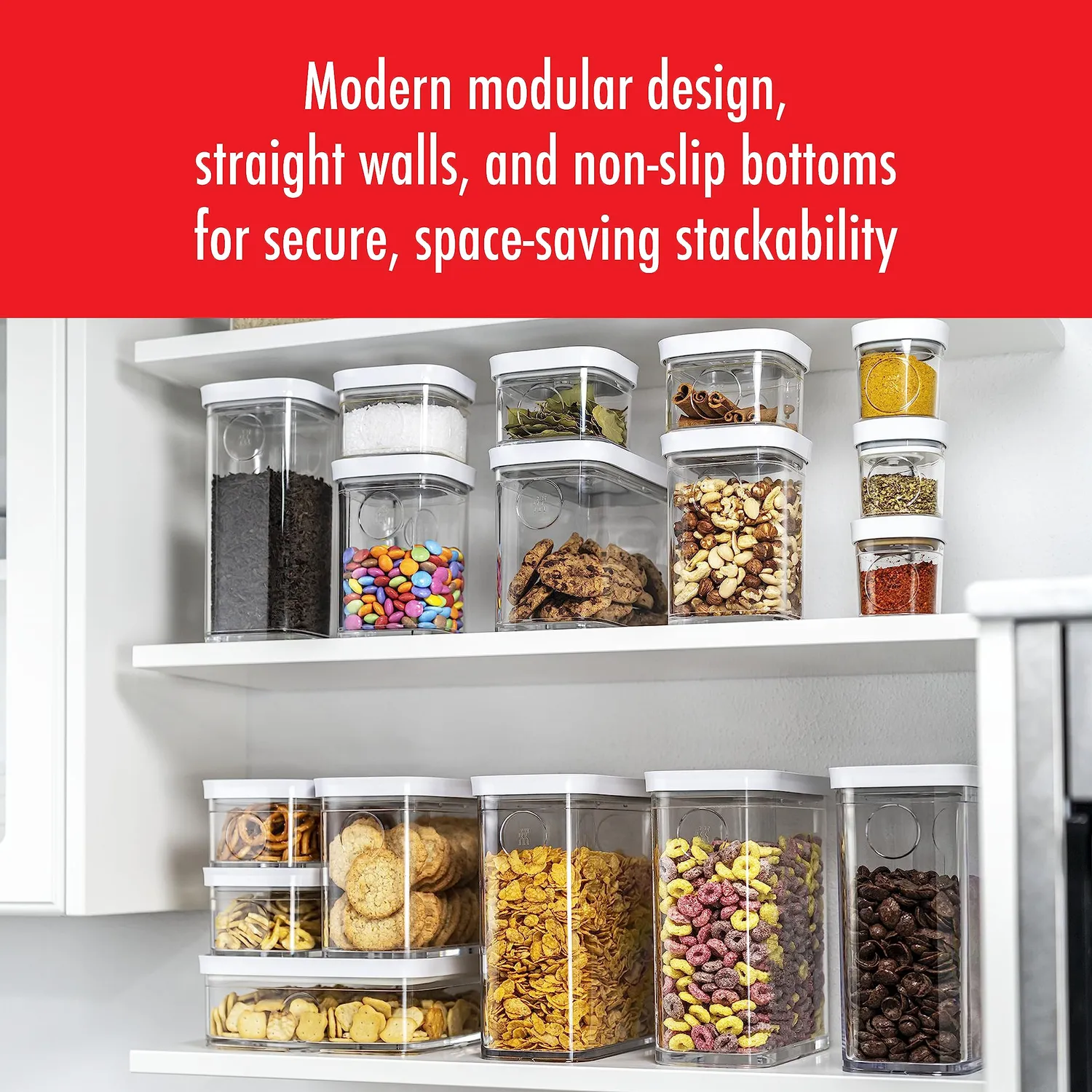Zwilling Fresh Save Cube Box contenitori piccolo medio trasparenti