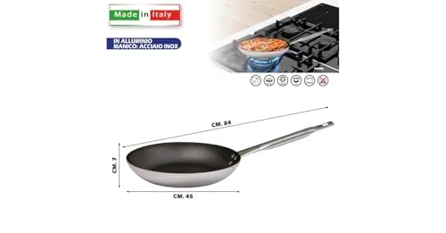 Zwilling Padella Svasata 45 cm Antiaderente Alluminio Pro