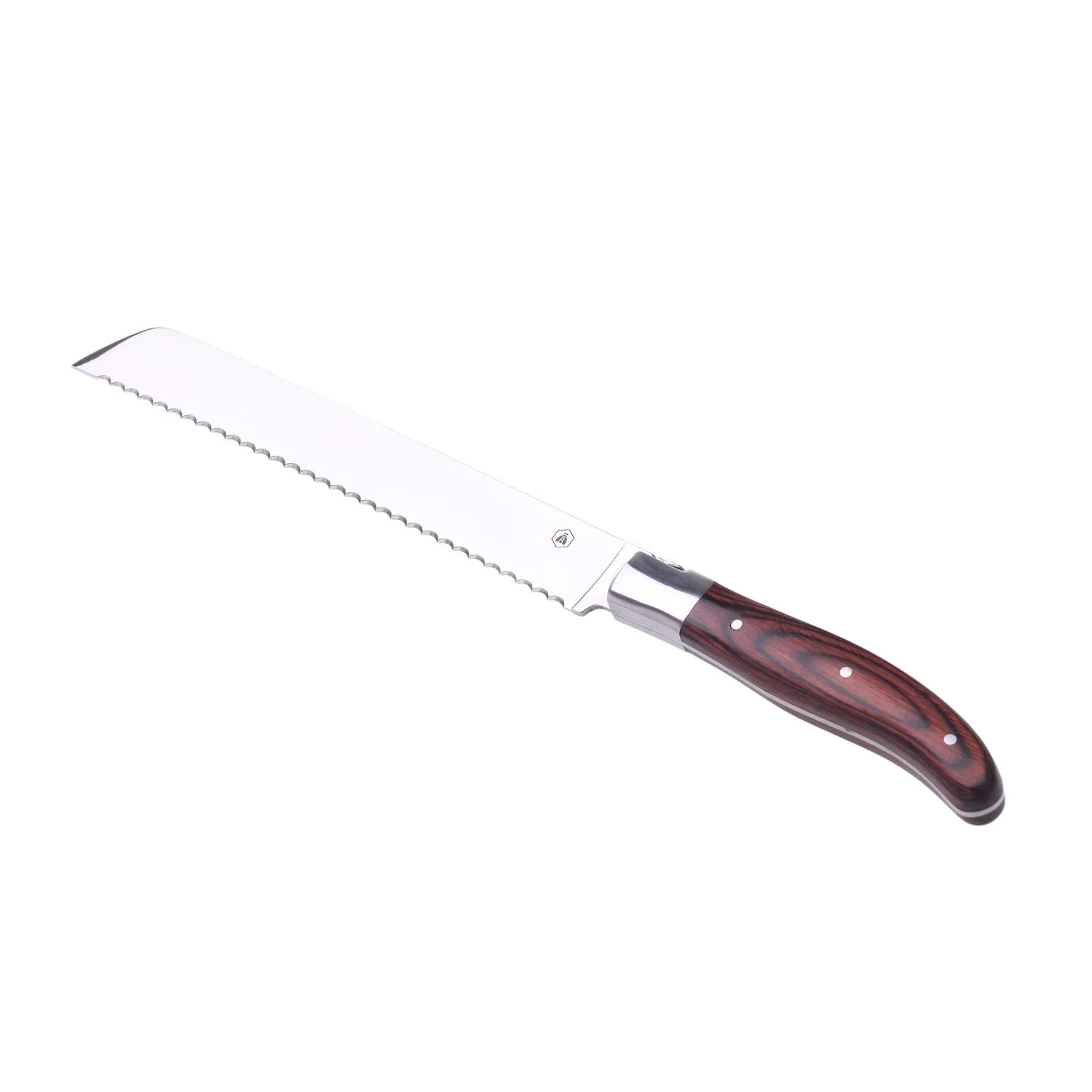 Laguiole en Aubrac ceppo 5 pezzi coltelli cucina legno hevea
