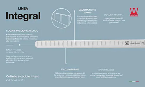 Montana Integral Coltello Salmone Alveolato 26 cm Inox