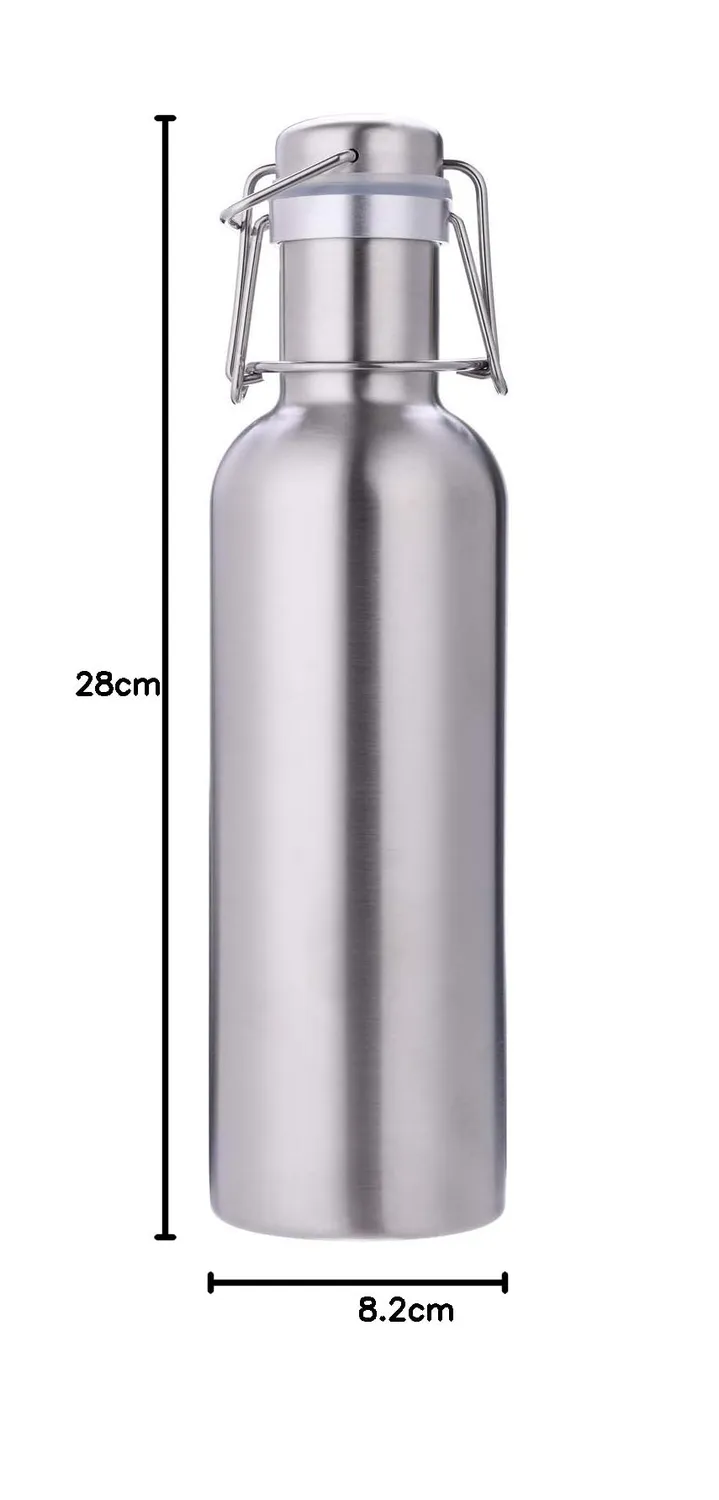 Laguiole 40268890 borraccia 800 ml acciaio argento