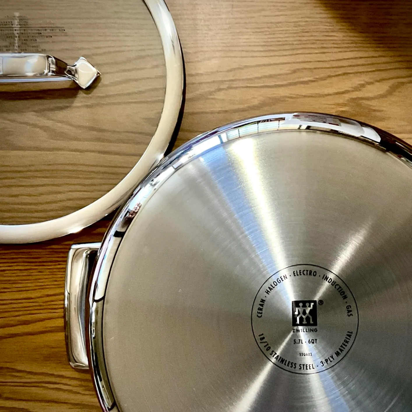 Zwilling Peak pentola acciaio inox 24 cm argento