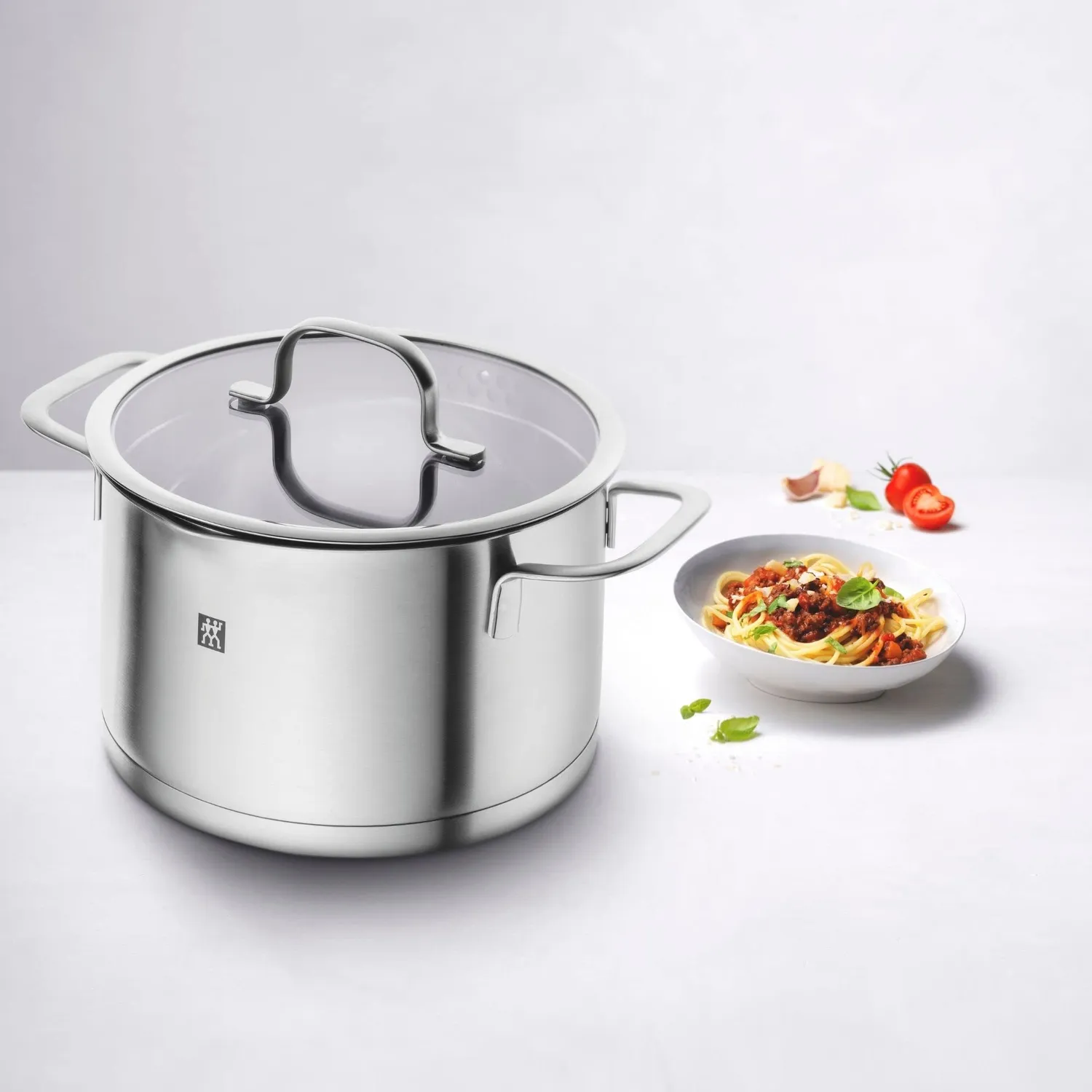 Zwilling TrueFlow set pentole 3 pezzi acciaio con scolapasta