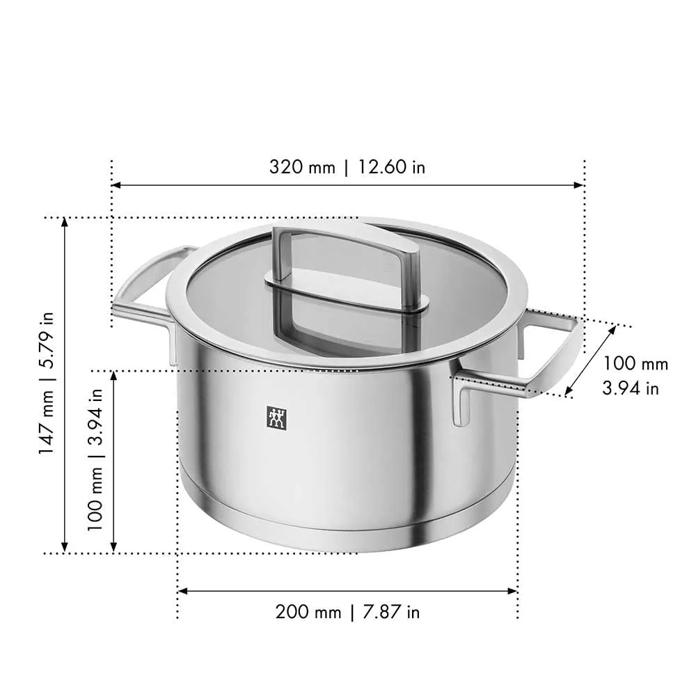 Zwilling Vitality 66462-200 pentola 20 cm 3 l induzione