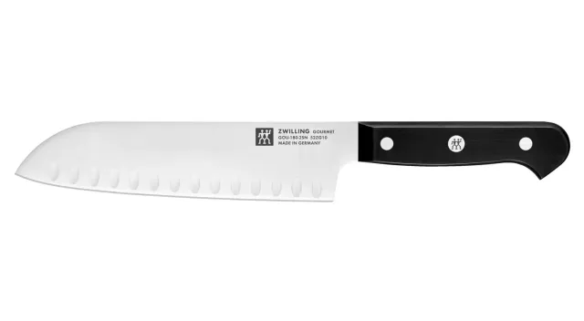 Zwilling Gourmet santoku alveolato 18 cm acciaio inox