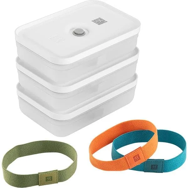 Zwilling Fresh & Save box pranzo Grey 3 pezzi sottovuoto